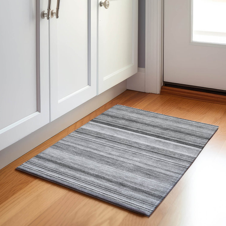 Premium Machine Washable Cerrito AMF529 Gray Rug