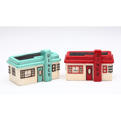 Cosmos Gifts Diner Salt and Pepper Set