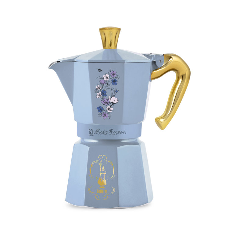 Bridgerton Moka Express Percolator Coffee Maker, 8.66" H x 4.52" W x 6.49" D