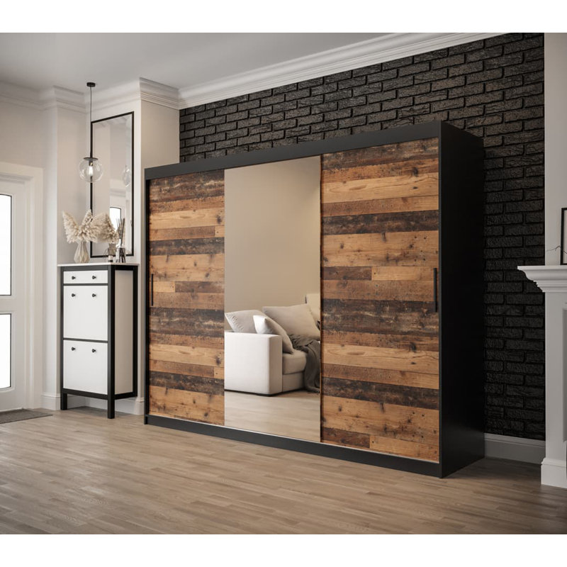Winni 3 Door Manufactured Wood Wardrobe
