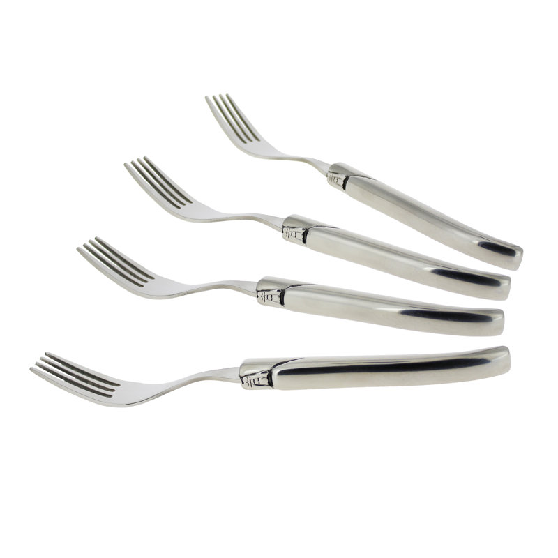 French Home French Home Laguiole Connoisseur Solid Stainless Steel Steak Forks, 4-Piece Set (Set of 4)