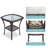 Moumoune 360-Degree Wicker Bistro Sets,Rattan Furniture Swivel Rocking Chair Sets,for Indoor or Patio-1066833743