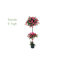60'' Faux Flowering Topiary in Planter