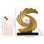 11.2" Gold Abstract Art Statue - Modern Minimalist Home Office Decor-445482089