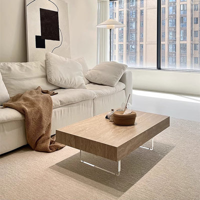 Table basse de luxe moderne à lumière minimaliste