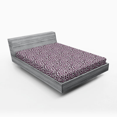 Microfiber Animal Print Fitted Sheet