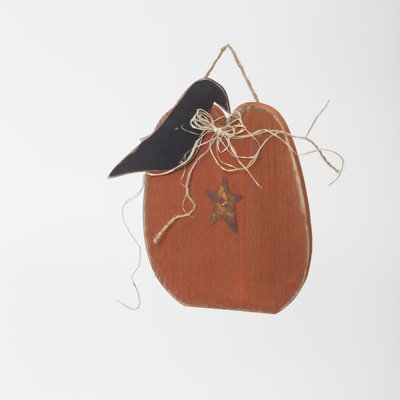 Fall Décor-Fall Hanging Pumpkin With Crow