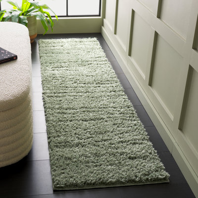 Tapis vert en polyester tissé à la machine Brusch
