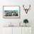 View of Reykjavik in Iceland in Abstract - Picture Frame Graphic Art Print-55759656-55759657