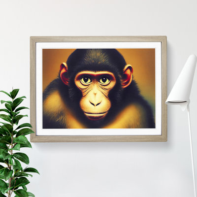 A Sublime Monkey - Framed Print