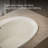 Underscore Oval Drop-in Bath with Bask Heated Surface-14673391