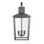 Applique murale d'extérieur haute 24 po 3 lumières Messerly-13506340
