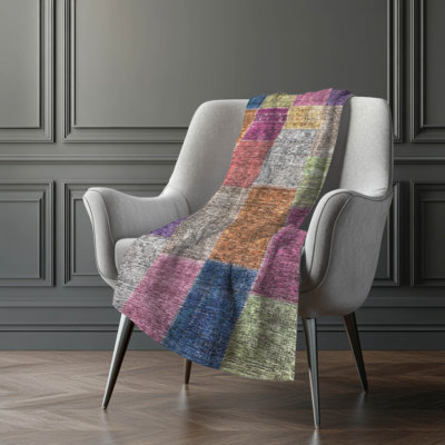 Jeté patchwork Addison Sherpa ASB663