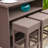 Shanell 6 - Person Wicker Patio Dining Set with Rectangular Table
