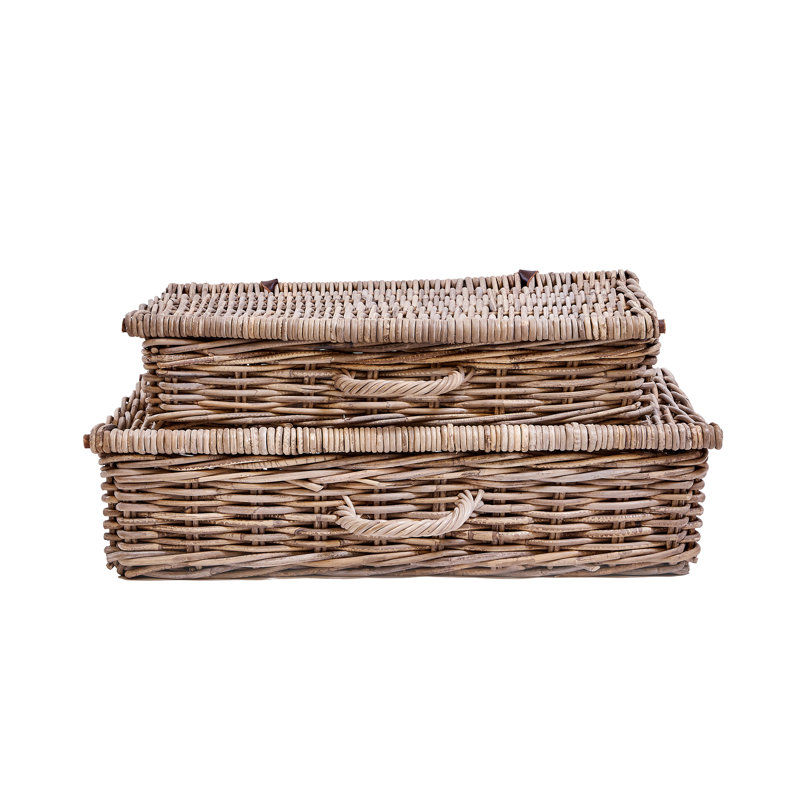 August Grove Baringer Wicker Bin