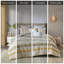 Le confort dans le style, ensembles de literie en coton avec un design moderne gris-jaune pour la maison