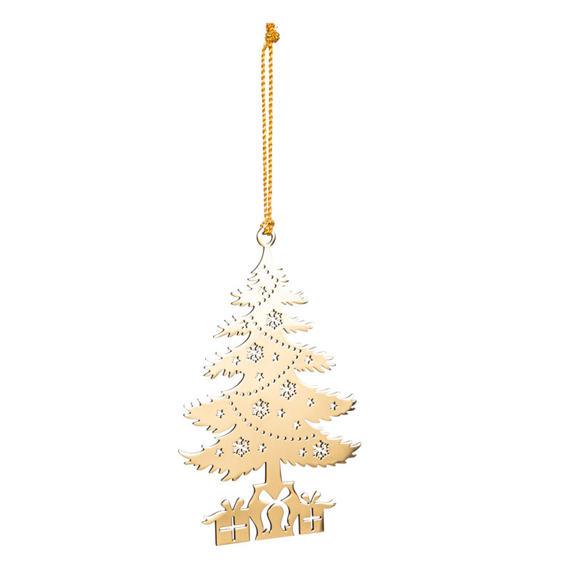 Ensemble d'ornement d'arbre de Noël en métal
