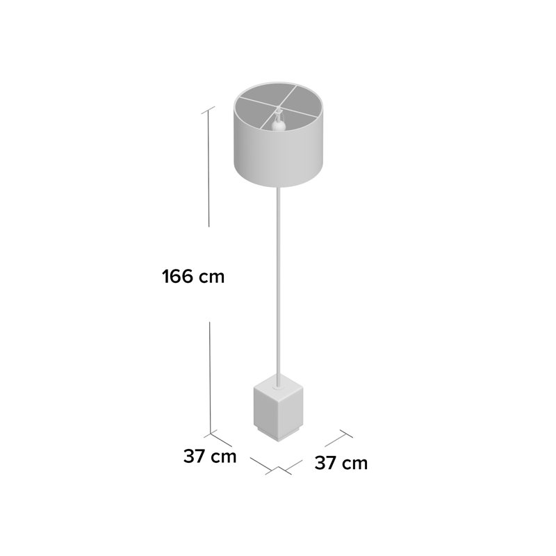 Nico 166cm Traditional Floor Lamp