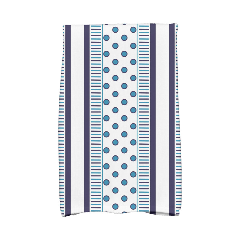 Débarbouillette Abbie, Bleu marine/clair