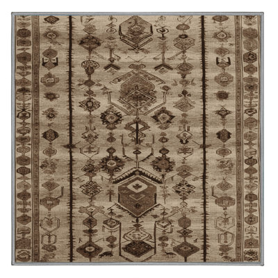Tapis persan gris lavable à la machine