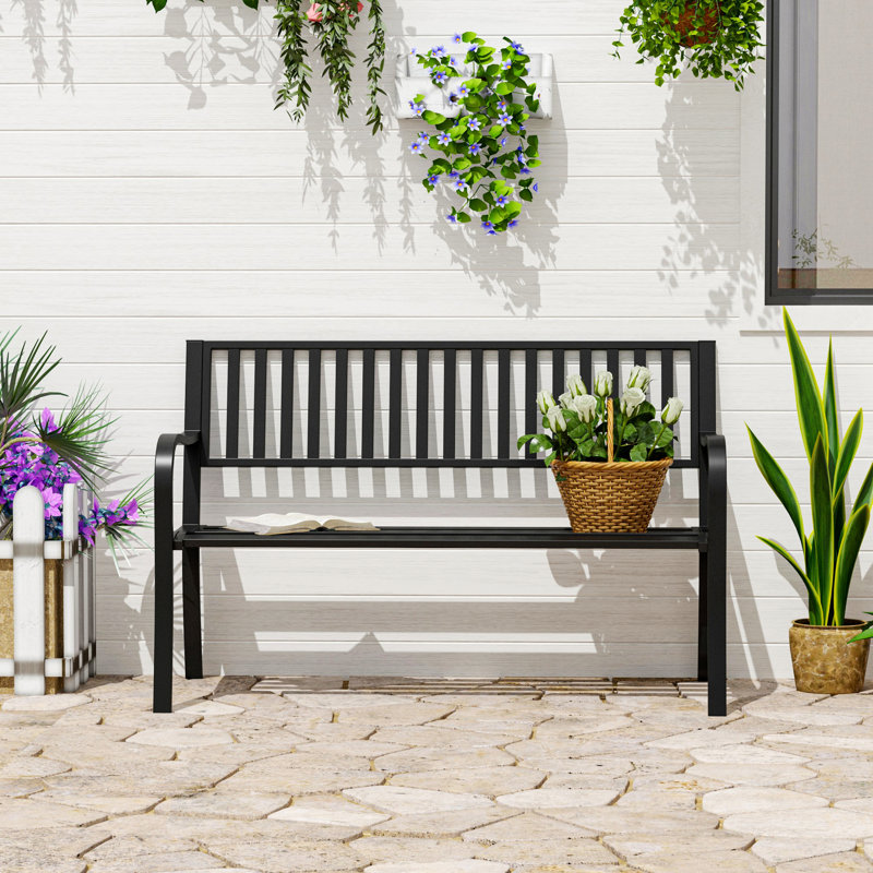 Banc de jardin extérieur Outsunny