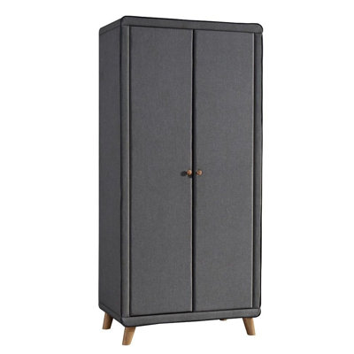 Larue 2 Door Solid Wood Wardrobe