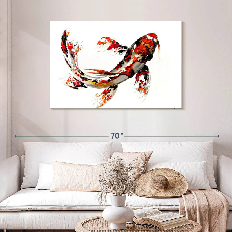 Poisson koi simple Brampt, H 30 po x l 45 po