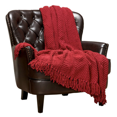  Textured Knitted Throw