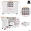 140 cm W Kitchen Island with Wheels