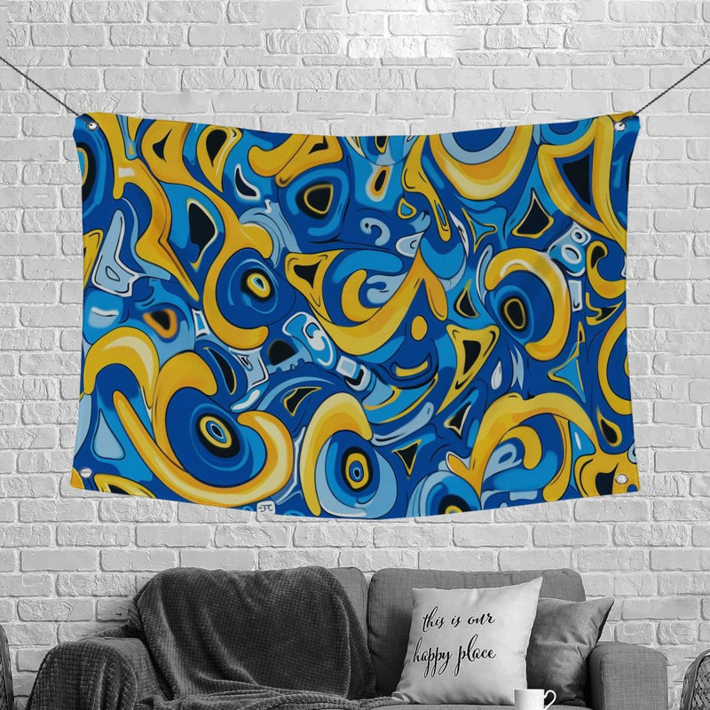 Microfiber Fabric Tapestry, 50" H x 60" W