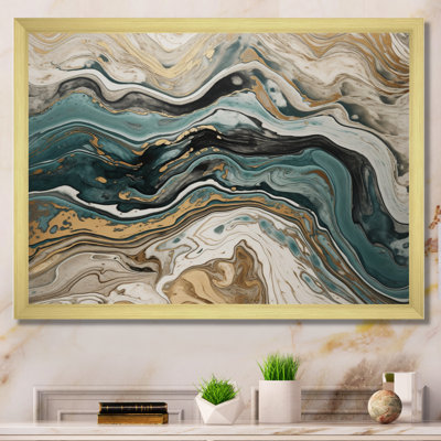 L'essence de la fluidité V sur toile
