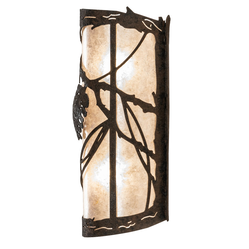 2 - Light Flush Mounted Sconce