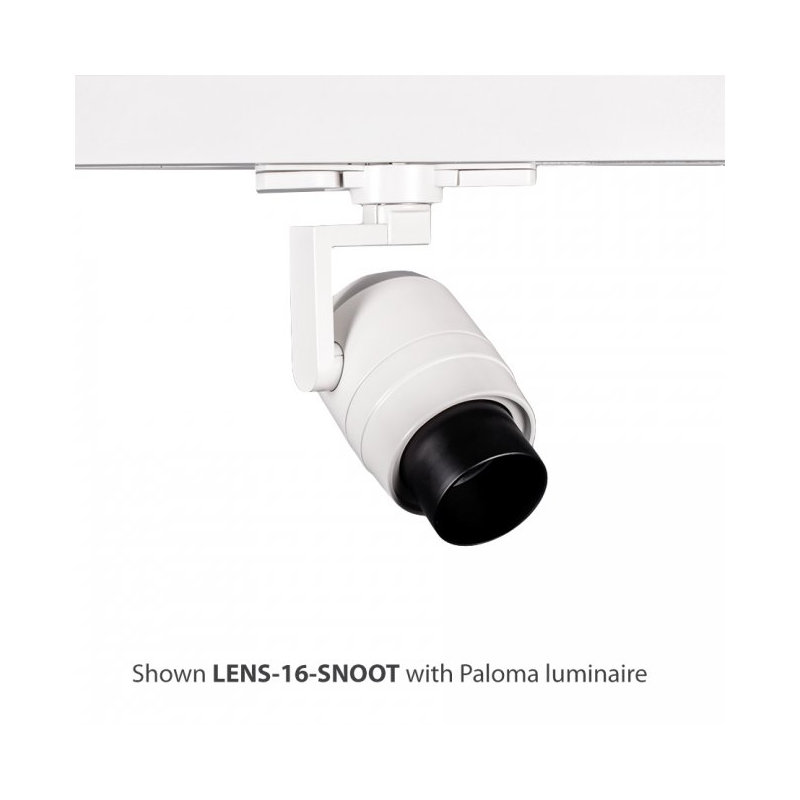 Snoot pour tête de rail, H 3,5 po x l 2,5 po x P 2,5 po, Noir