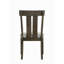 2 chaises de salle à manger rembourrées rustiques 2 pièces