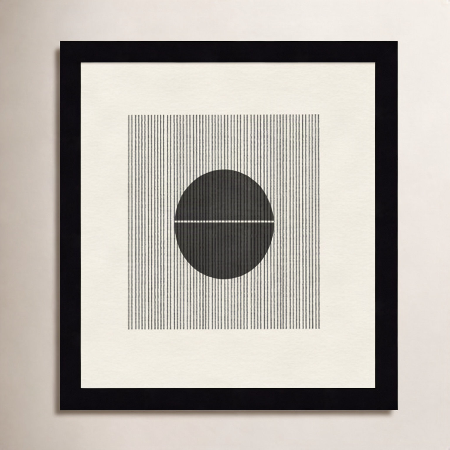 Paper Object No 5 by The Miuus Studio, 13" H x 13" W x 1" D, Black