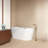 59" X 29.5" Acrylic Freestanding Bathtub, Stand Alone Soaking Tub, Toe-tap Chrome Drain-102403338