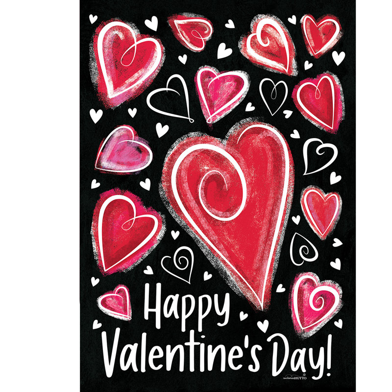Drapeau de la Saint-Valentin, Saint-Valentin noire et rouge