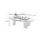 Table basse ovale en pierre-129221776