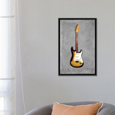 «Fender Stratocaster 65» par Mark Rogan, reproduction sur toile tendue