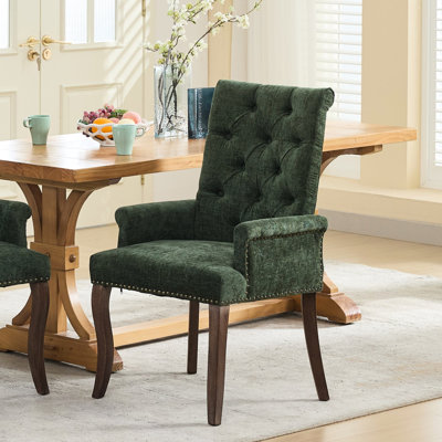 Chaise de salle à manger rembourrée Olive Chenille