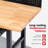 Workbenches for Garage Work Bench with Wheels 60 Inch Adjustable Rubber Wood Top Garage Workbench with Drawers, Pegboard, Power Outlets