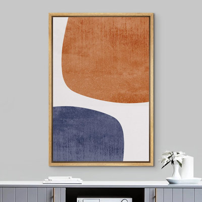 Illustration de style abstrait Mid-Century