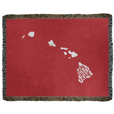 Jeté en coton tissé doux hawaii