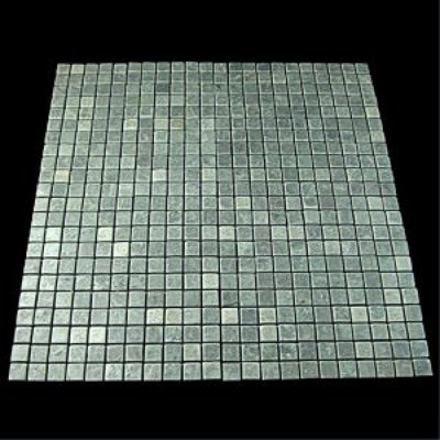Amalga 1" x 1" Tumbled Green Slate Mosaic Sheet Wall Floor Use Tile