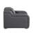 Divanitalia Top Grain Italian Leather Power Reclining Chair With Power Headrests-137075617