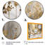 Goutte dorée moderne - art mural abstrait-577098798-541840633-541840634
