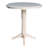 Ileia 36 " Extendable Rubberwood Round and Oval Solid Wood Top with Solid Wood Base Dining Table-30030660
