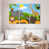 32" H x 50" W