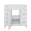 Meuble-lavabo 36 po avec lavabo en céramique durable, portes à fermeture en douceur, tablettes flexibles et tiroirs spacieux-559529273