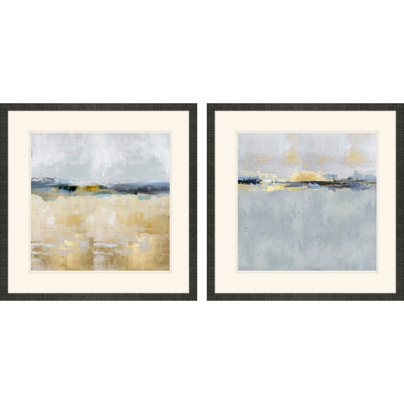 «Kimble II S / 2» par Duncan - ensemble de 2 peintures encadrées